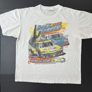 Nascar Graphic Tshirt Men's XL Duel In The Desert‎ 08' Chase Authentics Vintage